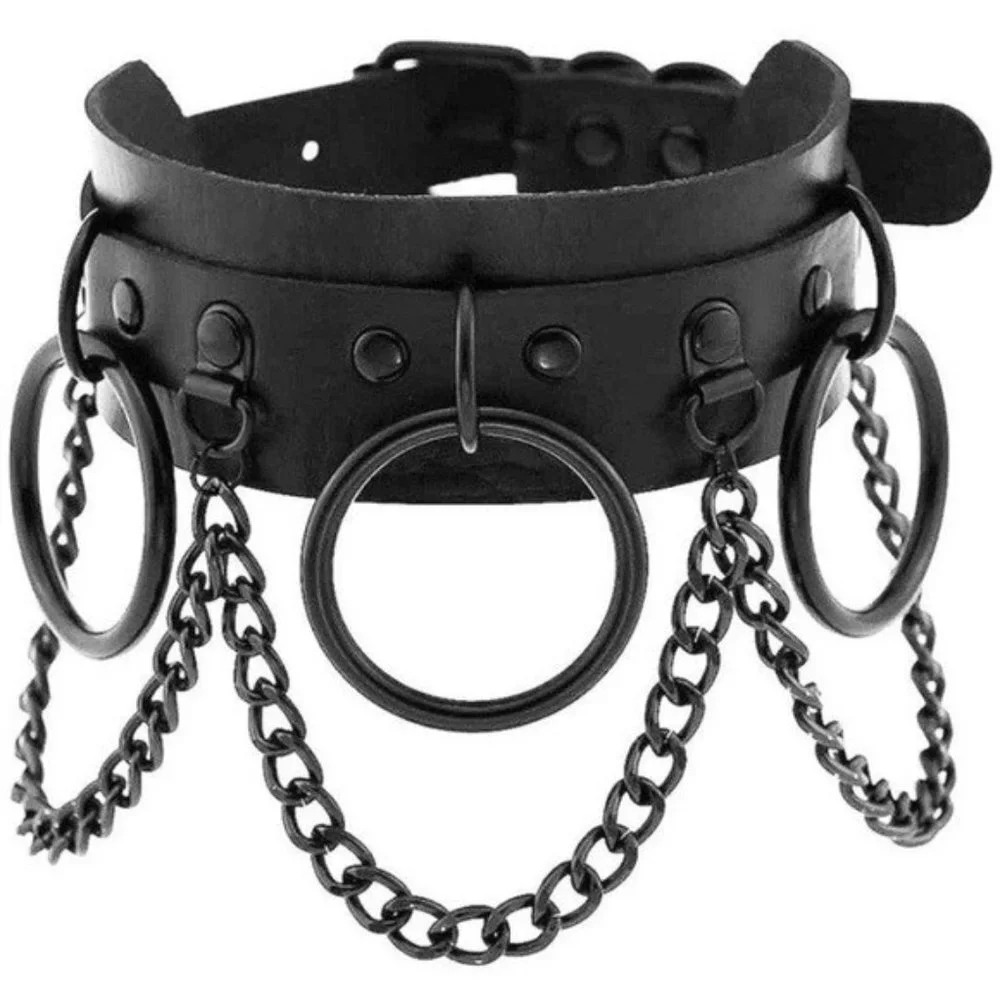 Choker Goth Collar Necklace